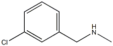 [(3-chlorophenyl)methyl](methyl)amine Struktur