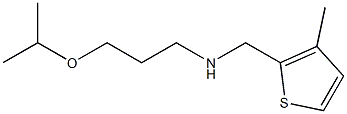 [(3-methylthiophen-2-yl)methyl][3-(propan-2-yloxy)propyl]amine Struktur