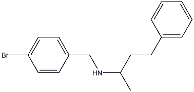 [(4-bromophenyl)methyl](4-phenylbutan-2-yl)amine Struktur