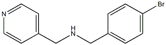 [(4-bromophenyl)methyl](pyridin-4-ylmethyl)amine Struktur