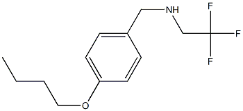 [(4-butoxyphenyl)methyl](2,2,2-trifluoroethyl)amine Struktur