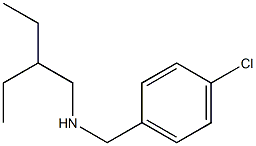 [(4-chlorophenyl)methyl](2-ethylbutyl)amine Struktur