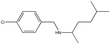 [(4-chlorophenyl)methyl](5-methylhexan-2-yl)amine Struktur