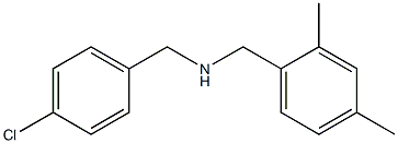 [(4-chlorophenyl)methyl][(2,4-dimethylphenyl)methyl]amine Struktur