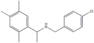 [(4-chlorophenyl)methyl][1-(2,4,5-trimethylphenyl)ethyl]amine Struktur