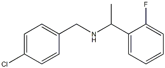 [(4-chlorophenyl)methyl][1-(2-fluorophenyl)ethyl]amine Struktur