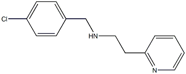 [(4-chlorophenyl)methyl][2-(pyridin-2-yl)ethyl]amine Struktur