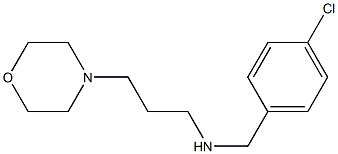 [(4-chlorophenyl)methyl][3-(morpholin-4-yl)propyl]amine Struktur