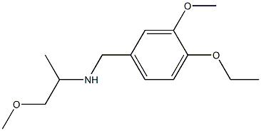 [(4-ethoxy-3-methoxyphenyl)methyl](1-methoxypropan-2-yl)amine Struktur