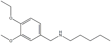 [(4-ethoxy-3-methoxyphenyl)methyl](pentyl)amine Struktur