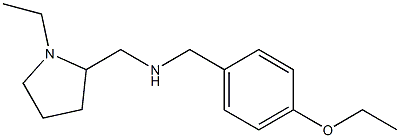 [(4-ethoxyphenyl)methyl][(1-ethylpyrrolidin-2-yl)methyl]amine Struktur