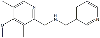 [(4-methoxy-3,5-dimethylpyridin-2-yl)methyl](pyridin-3-ylmethyl)amine Struktur