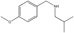 [(4-methoxyphenyl)methyl](2-methylpropyl)amine Struktur