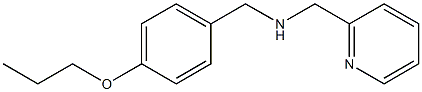 [(4-propoxyphenyl)methyl](pyridin-2-ylmethyl)amine Struktur