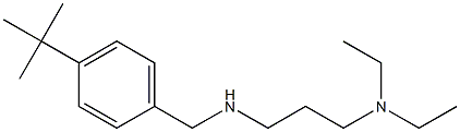 [(4-tert-butylphenyl)methyl][3-(diethylamino)propyl]amine Struktur