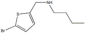 [(5-bromothiophen-2-yl)methyl](butyl)amine Struktur