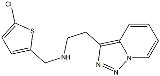 [(5-chlorothiophen-2-yl)methyl](2-{[1,2,4]triazolo[3,4-a]pyridin-3-yl}ethyl)amine Struktur