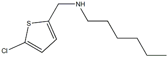 [(5-chlorothiophen-2-yl)methyl](hexyl)amine Struktur