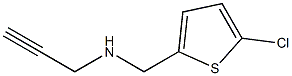 [(5-chlorothiophen-2-yl)methyl](prop-2-yn-1-yl)amine Struktur