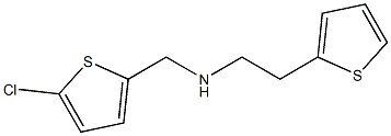 [(5-chlorothiophen-2-yl)methyl][2-(thiophen-2-yl)ethyl]amine Struktur