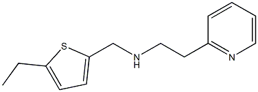 [(5-ethylthiophen-2-yl)methyl][2-(pyridin-2-yl)ethyl]amine Struktur