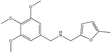 [(5-methylfuran-2-yl)methyl][(3,4,5-trimethoxyphenyl)methyl]amine Struktur