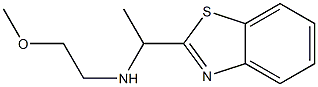 [1-(1,3-benzothiazol-2-yl)ethyl](2-methoxyethyl)amine Struktur