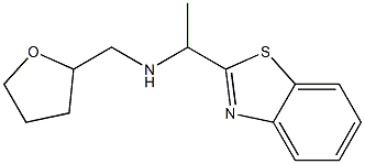 [1-(1,3-benzothiazol-2-yl)ethyl](oxolan-2-ylmethyl)amine Struktur