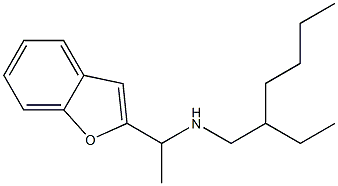 [1-(1-benzofuran-2-yl)ethyl](2-ethylhexyl)amine Struktur