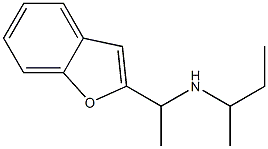 [1-(1-benzofuran-2-yl)ethyl](butan-2-yl)amine Struktur