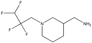 [1-(2,2,3,3-tetrafluoropropyl)piperidin-3-yl]methanamine Struktur