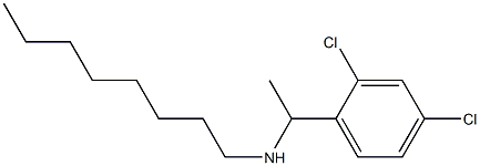 [1-(2,4-dichlorophenyl)ethyl](octyl)amine Struktur