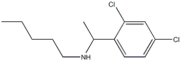 [1-(2,4-dichlorophenyl)ethyl](pentyl)amine Struktur