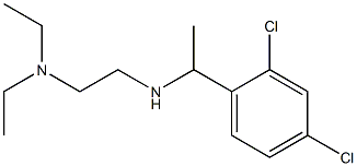 [1-(2,4-dichlorophenyl)ethyl][2-(diethylamino)ethyl]amine Struktur