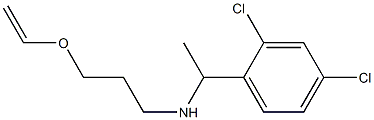 [1-(2,4-dichlorophenyl)ethyl][3-(ethenyloxy)propyl]amine Struktur