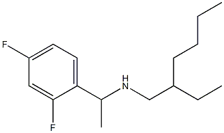 [1-(2,4-difluorophenyl)ethyl](2-ethylhexyl)amine Struktur