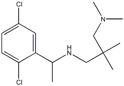 [1-(2,5-dichlorophenyl)ethyl]({2-[(dimethylamino)methyl]-2-methylpropyl})amine Struktur