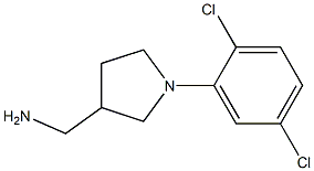 [1-(2,5-dichlorophenyl)pyrrolidin-3-yl]methylamine Struktur