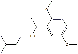 [1-(2,5-dimethoxyphenyl)ethyl](3-methylbutyl)amine Struktur