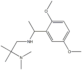 [1-(2,5-dimethoxyphenyl)ethyl][2-(dimethylamino)-2-methylpropyl]amine Struktur