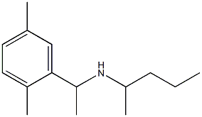 [1-(2,5-dimethylphenyl)ethyl](pentan-2-yl)amine Struktur