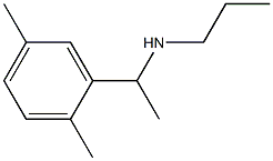 [1-(2,5-dimethylphenyl)ethyl](propyl)amine Struktur