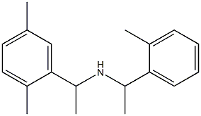 [1-(2,5-dimethylphenyl)ethyl][1-(2-methylphenyl)ethyl]amine Struktur