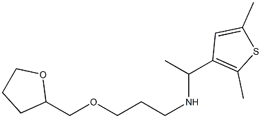 [1-(2,5-dimethylthiophen-3-yl)ethyl][3-(oxolan-2-ylmethoxy)propyl]amine Struktur