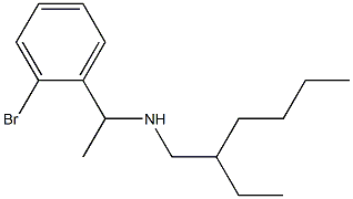 [1-(2-bromophenyl)ethyl](2-ethylhexyl)amine Struktur