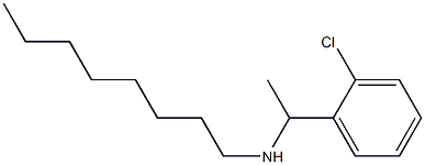 [1-(2-chlorophenyl)ethyl](octyl)amine Struktur