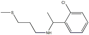 [1-(2-chlorophenyl)ethyl][3-(methylsulfanyl)propyl]amine Struktur