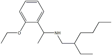 [1-(2-ethoxyphenyl)ethyl](2-ethylhexyl)amine Struktur