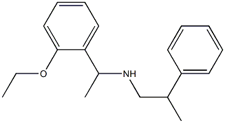 [1-(2-ethoxyphenyl)ethyl](2-phenylpropyl)amine Struktur