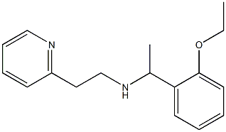 [1-(2-ethoxyphenyl)ethyl][2-(pyridin-2-yl)ethyl]amine Struktur